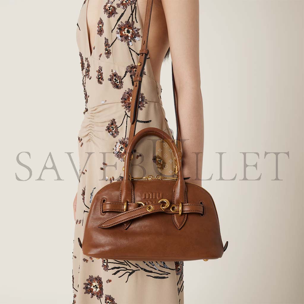M1v M1v aventure nappa leather top-handle bag 5bb169 (28*16.5*10cm)